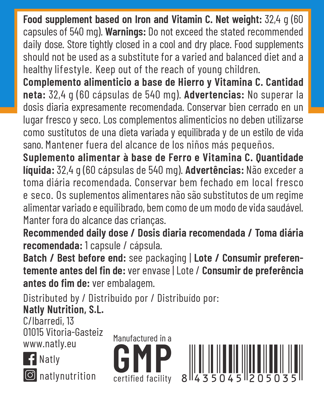 IRON GENTLE 60 CAP-etiqueta02