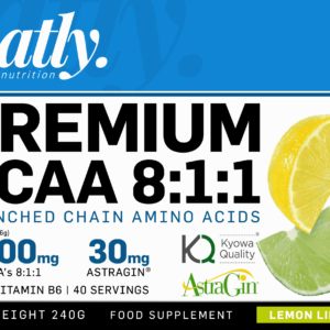 PREMIUM BCAA 811 240 GRS LEMON LIME-etiqueta00